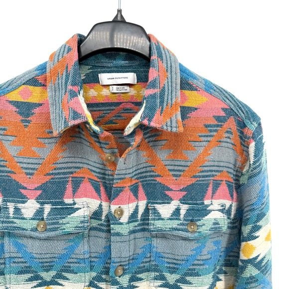 Urban Outfitters Other - Urban Outfitters Mens Small Pre-Owned Southwestern Aztec 100% Cotton Shirt